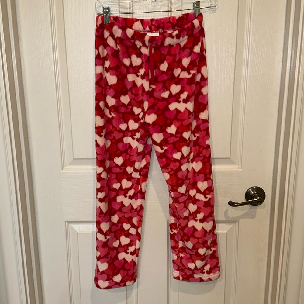Vineyard Valentines Fleece pajama bottoms